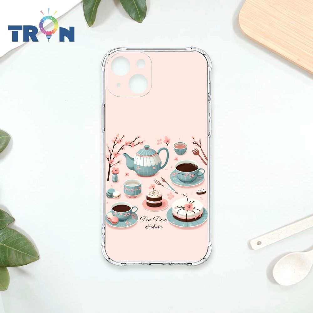  TRON IPhone 15 PLUS 下午茶時光 四角防摔殼 手機殼