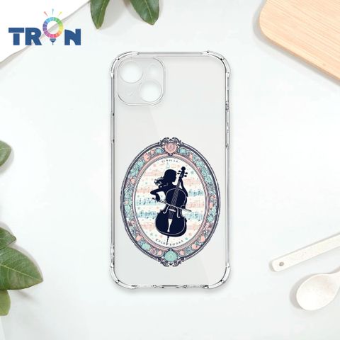 TRON IPhone 15 PLUS 公主剪影風格透明殼 四角防摔殼 手機殼