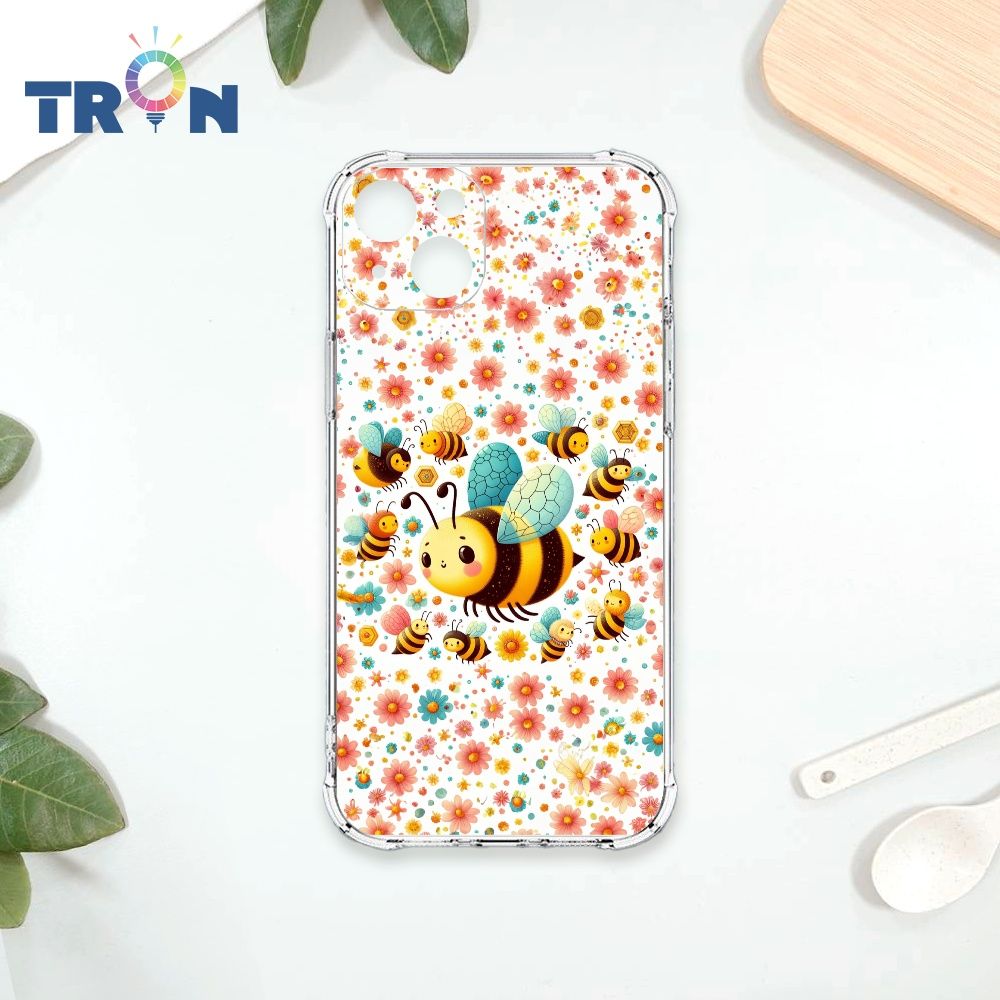  TRON IPhone 15 PLUS 可愛蜜蜂系列 四角防摔殼 手機殼