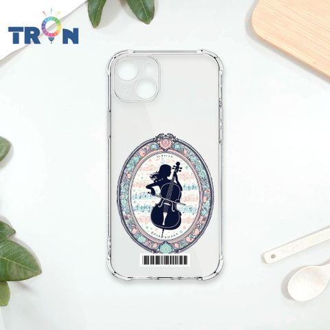 TRON IPhone 15 PLUS 公主剪影風格透明殼  載具 四角防摔殼 手機殼