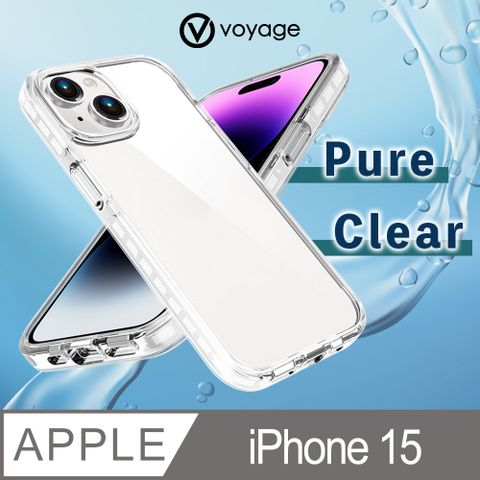 VOYAGE 超軍規防摔保護殼-Pure Clear 純淨-iPhone 15(6.1)