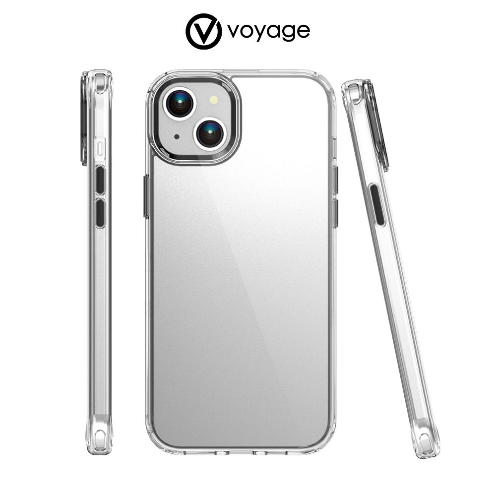 VOYAGE 抗摔防刮保護殼-Pure Frame-透明-iPhone 15 (6.1)