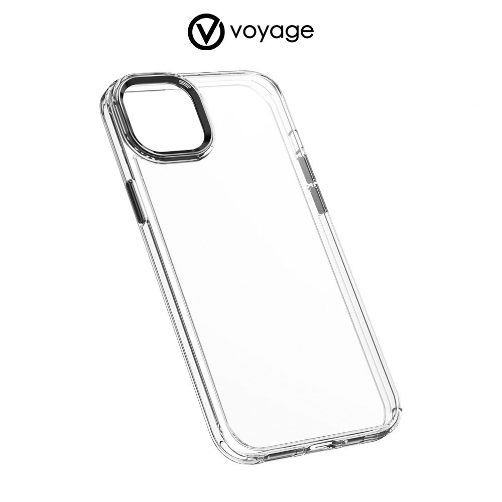 VOYAGE 抗摔防刮保護殼-Pure Frame-透明-iPhone 15 (6.1)