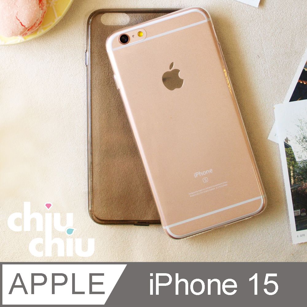 chiuchiu Apple iPhone 15 (6.1吋)防撞型TPU清水保護套