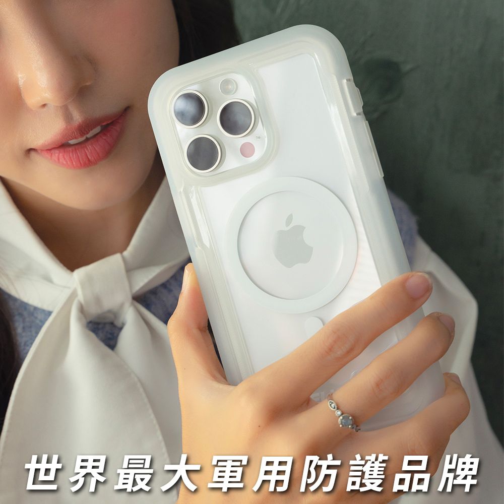 Pelican 派力肯 美國  派力肯 iPhone 15 Voyager 航海家超防摔保護殼MagSafe - 透明