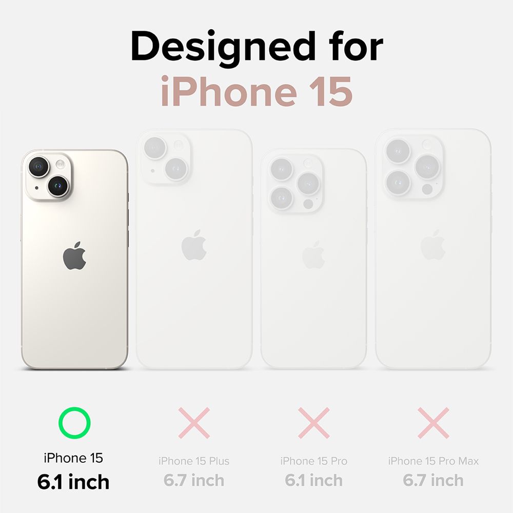 Ringke ｜iPhone 15 6.1吋 [Air] 纖薄手機保護殼