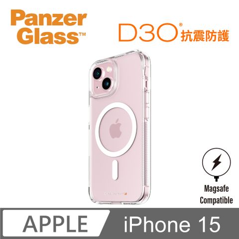 PanzerGlass iPhone 15 6.1吋 HardCase 能量吸收材料D3O磁吸漾透防摔殼