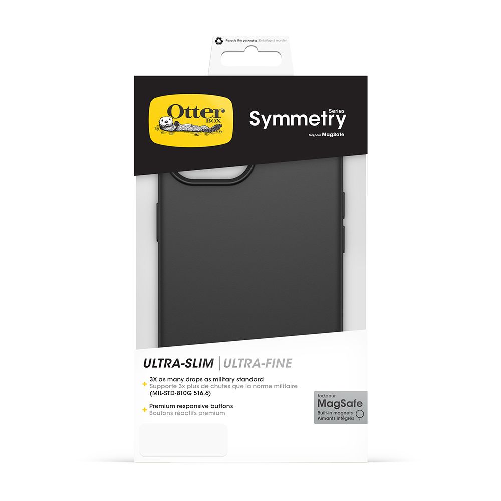 OTTERBOX   iPhone 15 6.1吋 Symmetry Plus 炫彩幾何保護殼-黑(支援MagSafe)