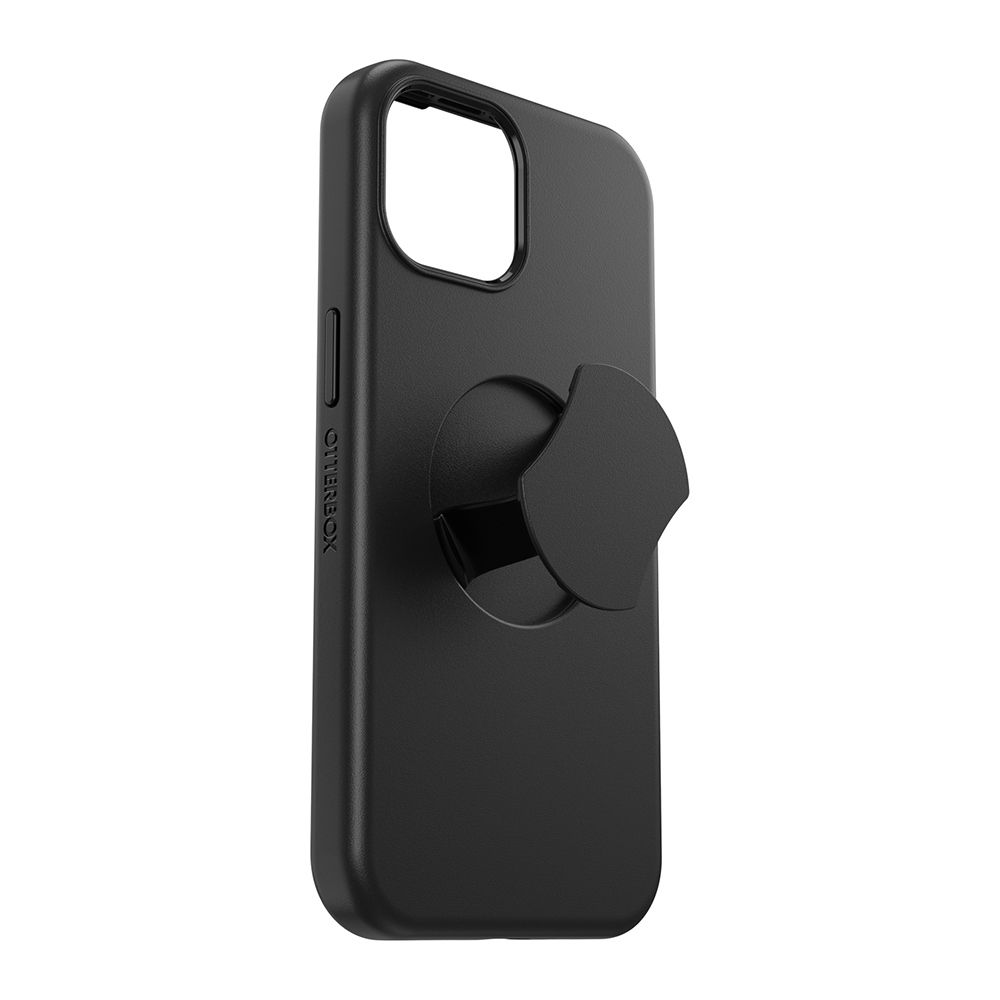 OTTERBOX   iPhone 15 6.1吋 OtterGrip Symmetry 炫彩幾何保護殼-黑(支援MagSafe)