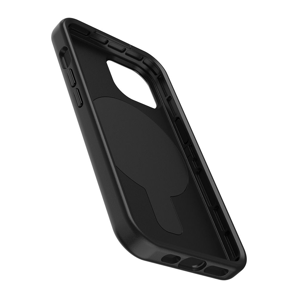 OTTERBOX   iPhone 15 6.1吋 OtterGrip Symmetry 炫彩幾何保護殼-黑(支援MagSafe)