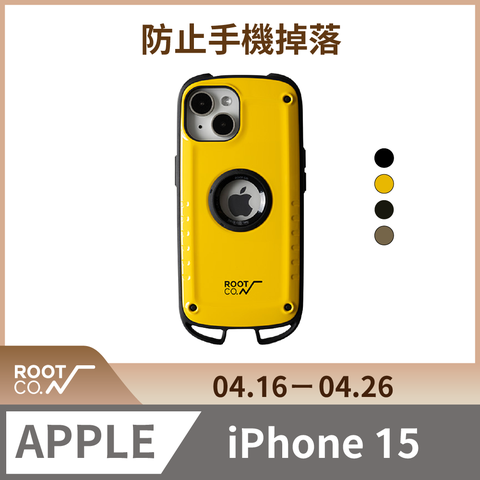 日本 ROOT CO. iPhone 15 下掛勾式防摔手機殼 - 共四色