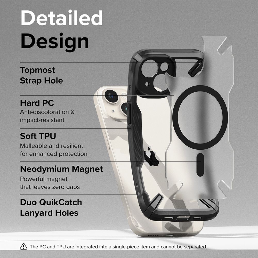 Ringke ｜iPhone 15 6.1吋 [Fusion-X Magnetic] 磁吸防撞手機保護殼