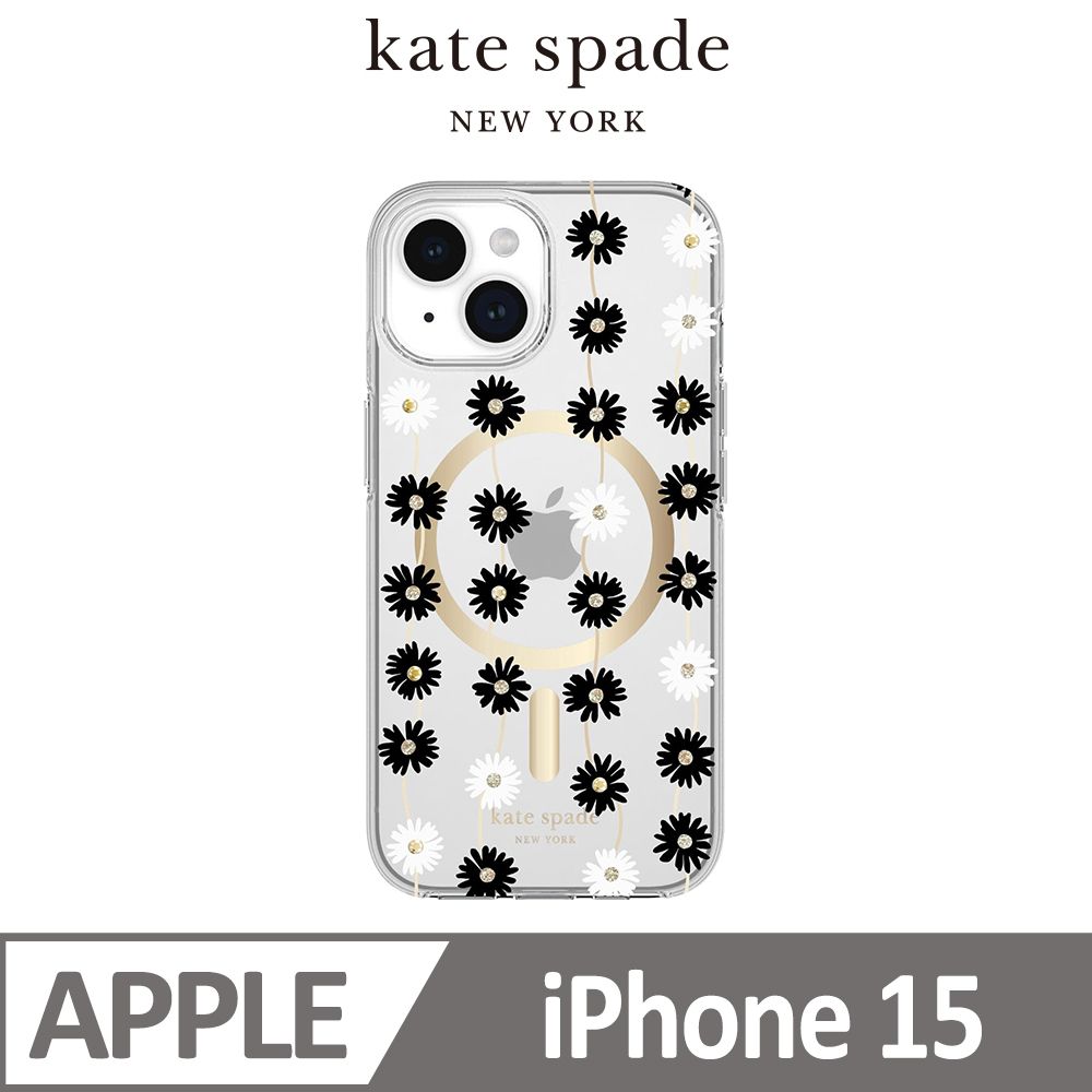 Kate Spade iPhone 15 MagSafe 精品手機殼 雛菊花戀