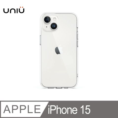 【UNIU】iPhone 15 | EÜV 變色全透明防摔殼
