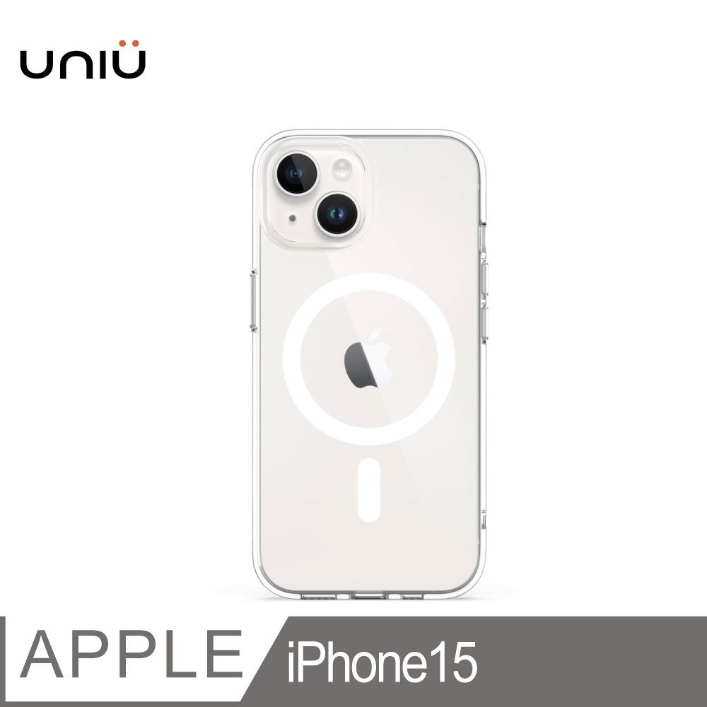  【UNIU】iPhone 15  | EV 變色透明殼-磁吸版