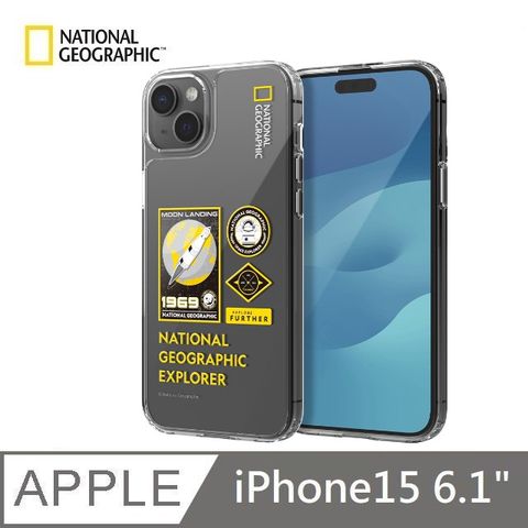 National Geographic 國家地理 Wappen Clear 透明防撞手機殼 適用 iPhone 15 - 1969