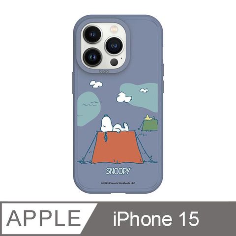 TOYSELECT 拓伊生活 iPhone 15 6.1吋 SNOOPY史努比 睡帳篷峽谷強悍MagSafe iPhone手機殼