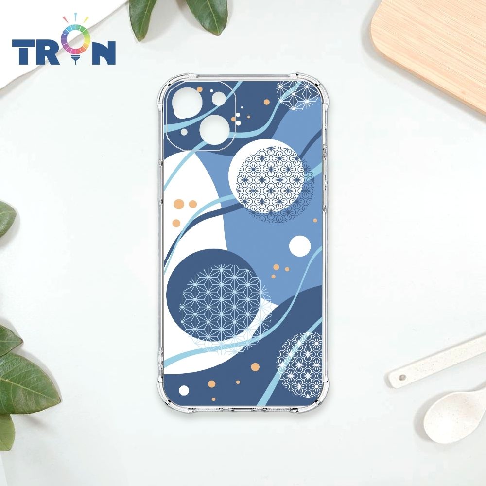  TRON IPhone 15 PLUS 和風圓點水球 四角防摔殼 手機殼