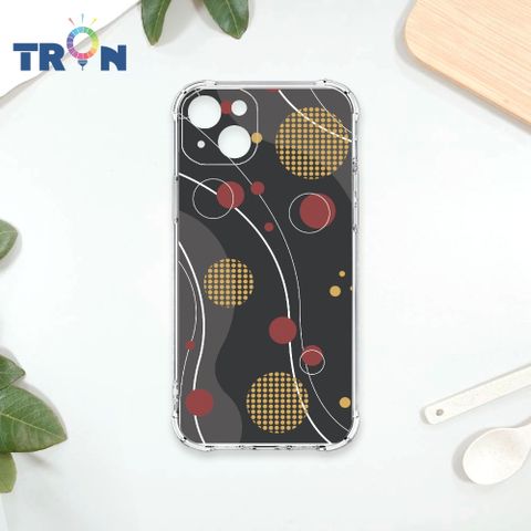 TRON IPhone 15 PLUS 和風圓點律動 四角防摔殼 手機殼