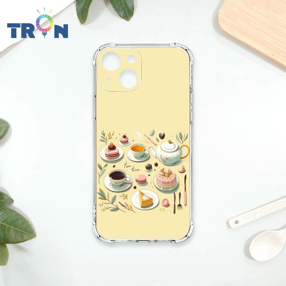  TRON IPhone 15 下午茶時光 四角防摔殼 手機殼