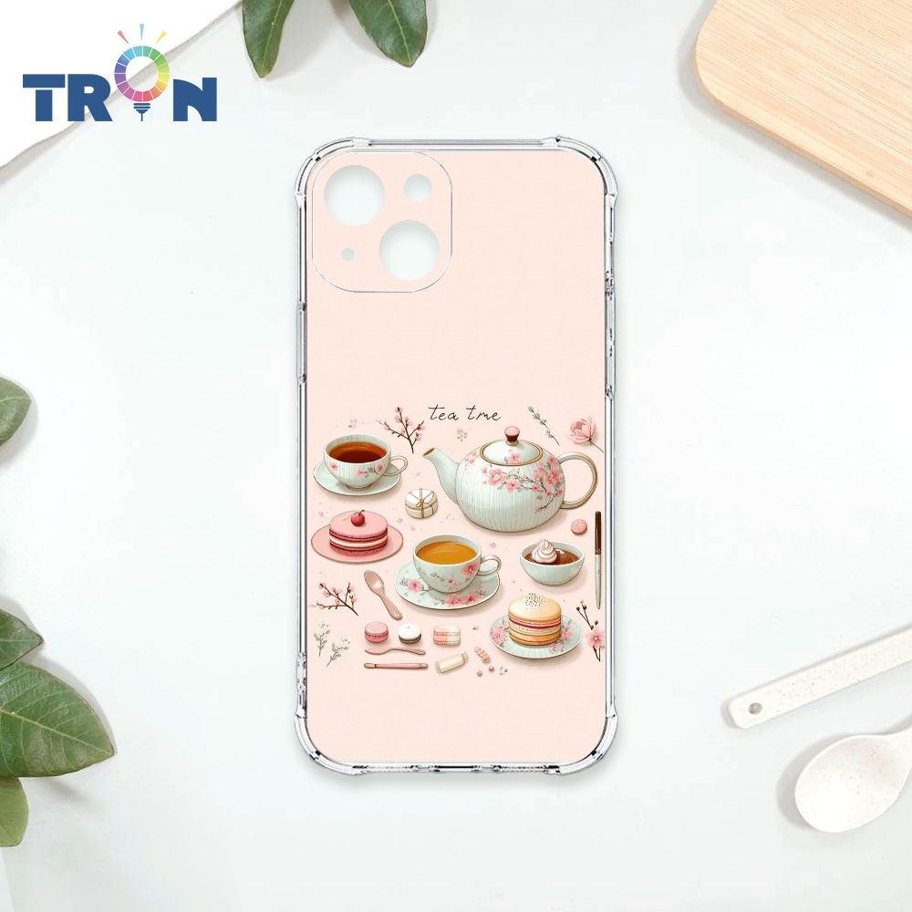  TRON IPhone 15 下午茶時光 四角防摔殼 手機殼