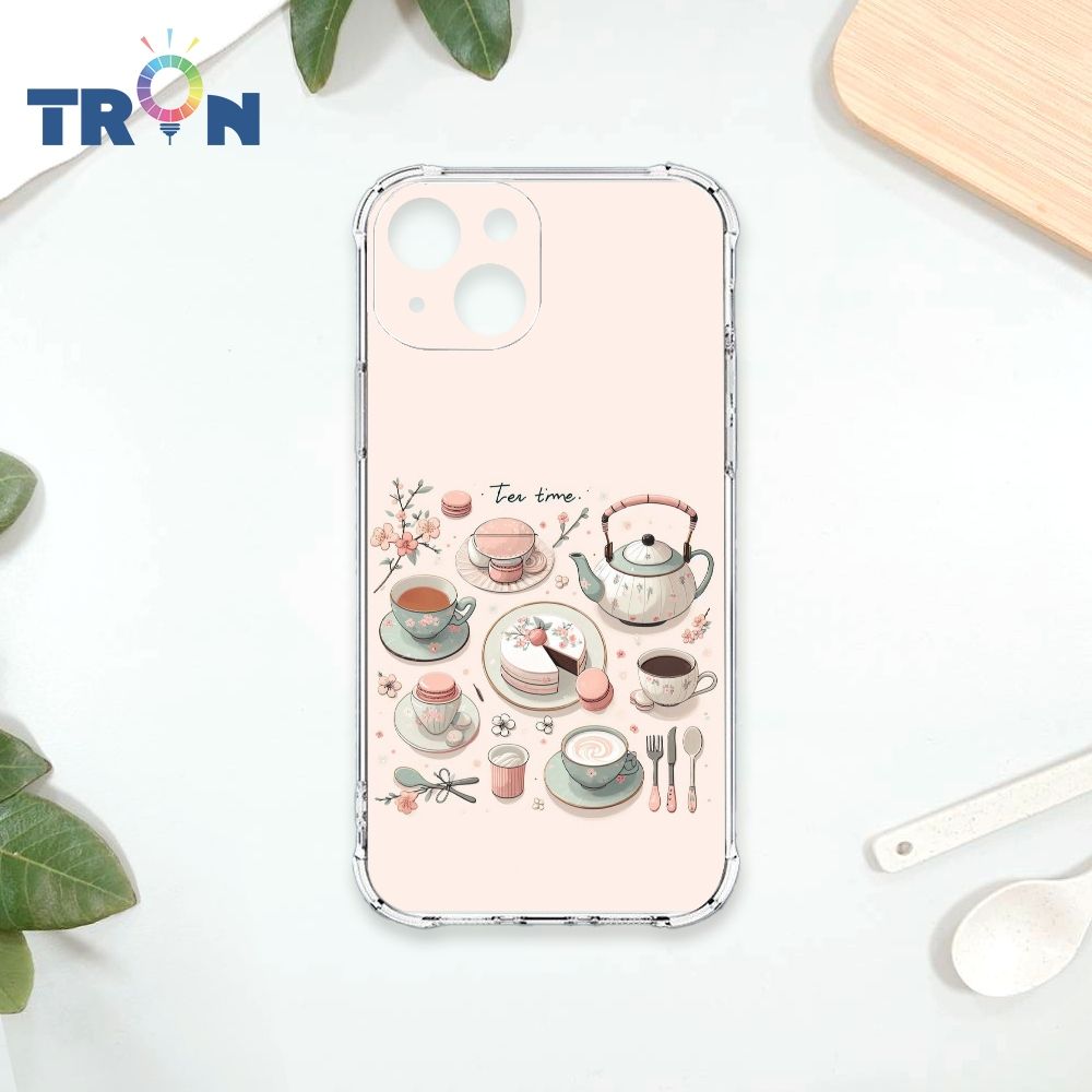  TRON IPhone 15 下午茶時光 四角防摔殼 手機殼