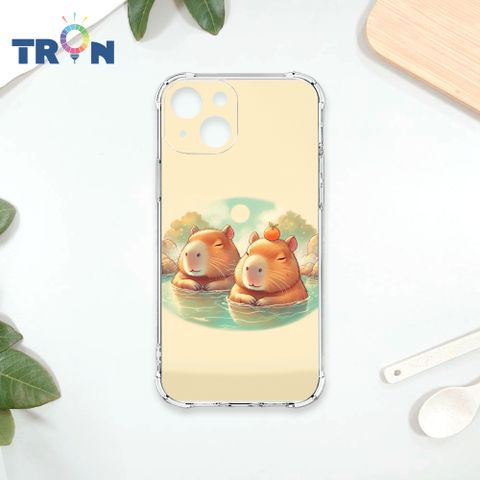 TRON IPhone 15 溫泉水豚系列 四角防摔殼 手機殼