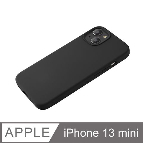 【經典液態殼 I 城市系列】iPhone 13 mini 手機殼 i13 mini 保護殼 矽膠殼 軟殼 (黑)