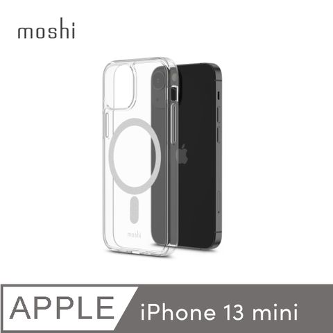 【moshi】iPhone 13 mini Arx Clear 磁吸輕量透明保護殼