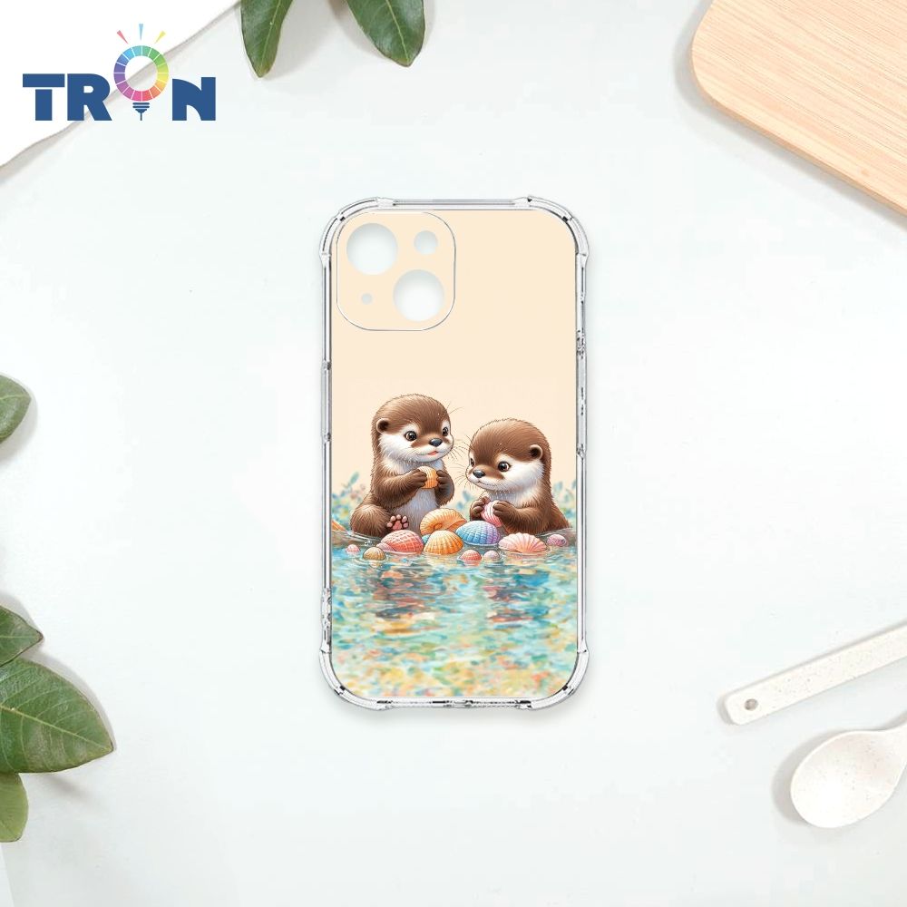  TRON IPhone 13 MINI 玩水的水獺系列 四角防摔殼 手機殼