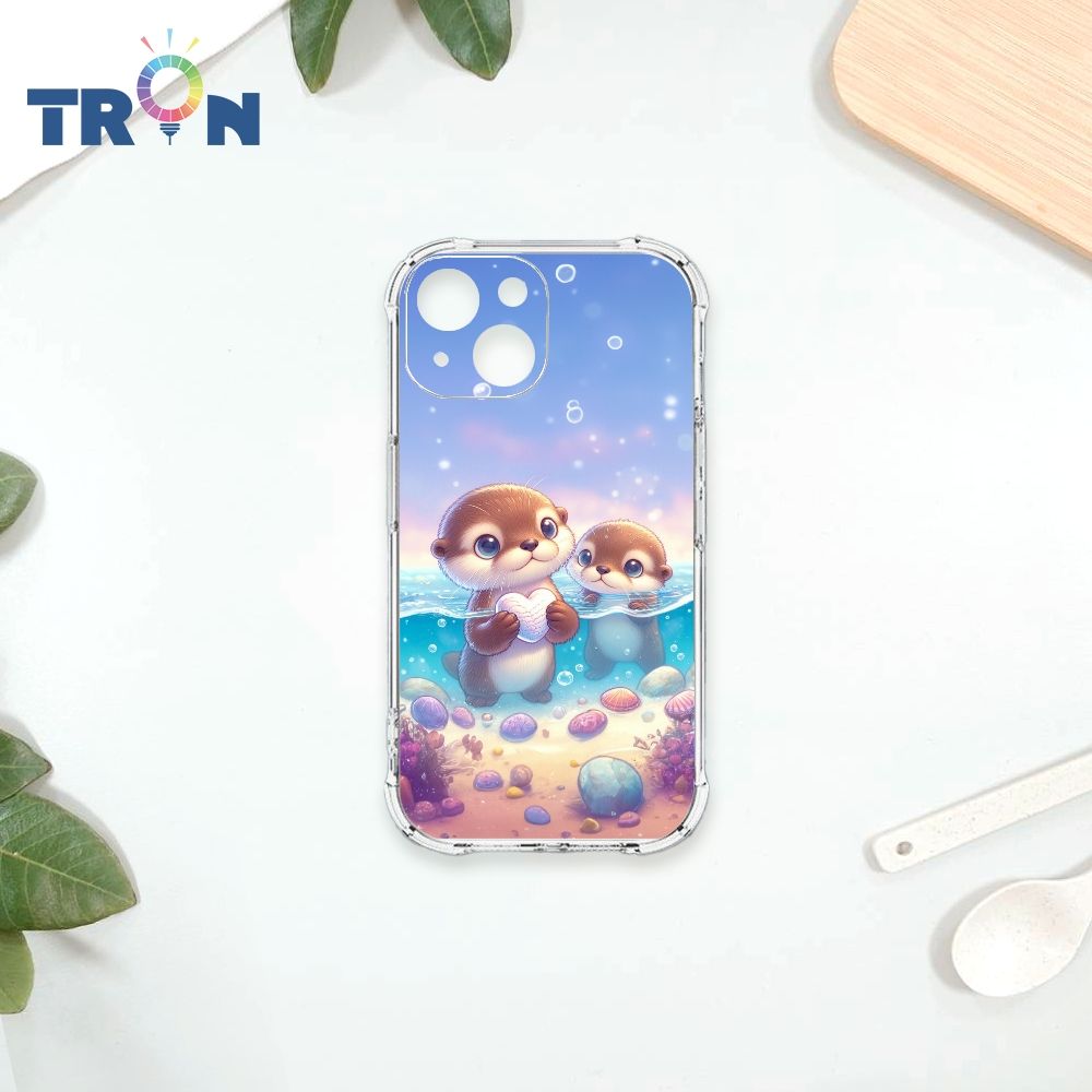  TRON IPhone 13 MINI 玩水的水獺系列 四角防摔殼 手機殼