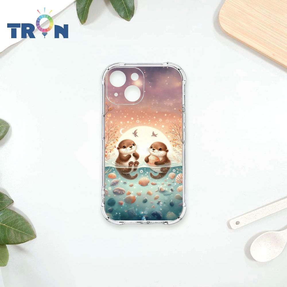  TRON IPhone 13 MINI 玩水的水獺系列 四角防摔殼 手機殼