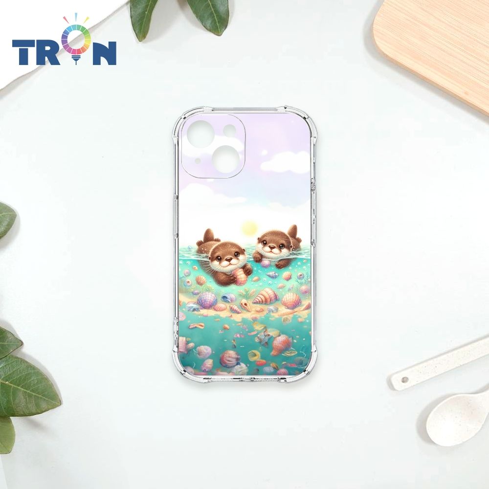  TRON IPhone 13 MINI 玩水的水獺系列 四角防摔殼 手機殼