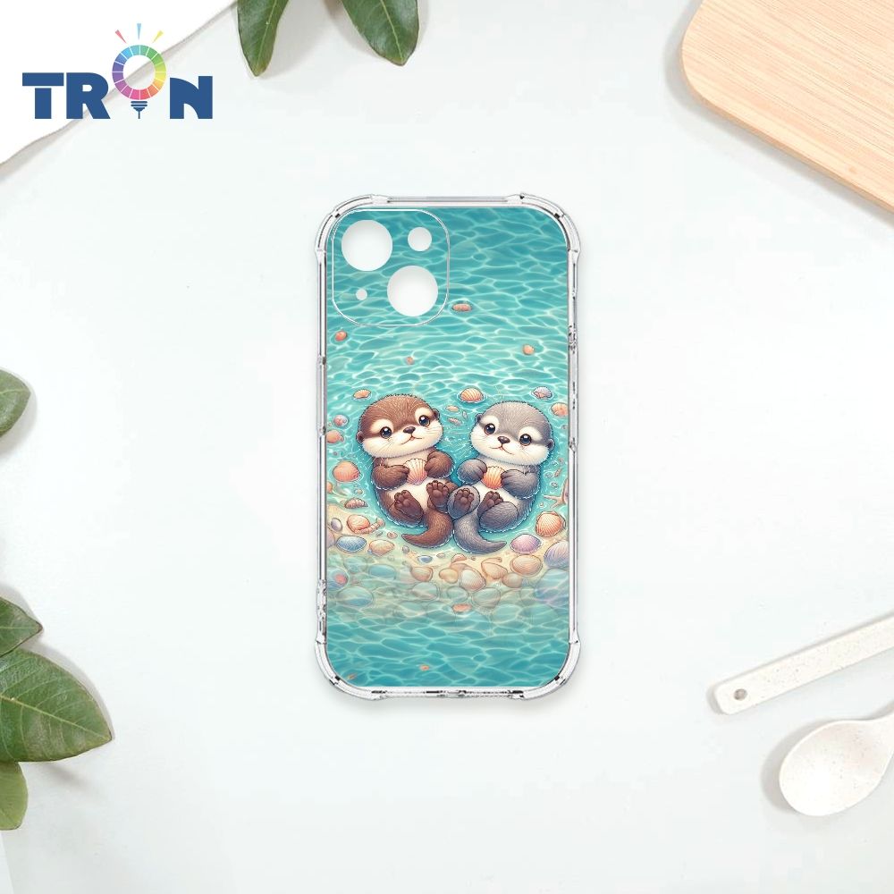  TRON IPhone 13 MINI 玩水的水獺系列 四角防摔殼 手機殼