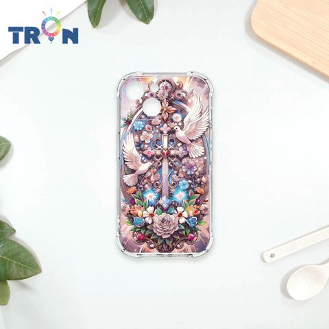 TRON IPhone 13 MINI 十字架華麗金光閃閃 四角防摔殼 手機殼