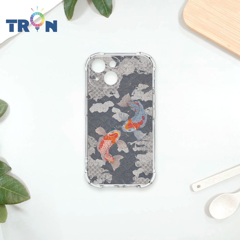  TRON IPhone 13 MINI 鯉魚躍龍門系列 四角防摔殼 手機殼