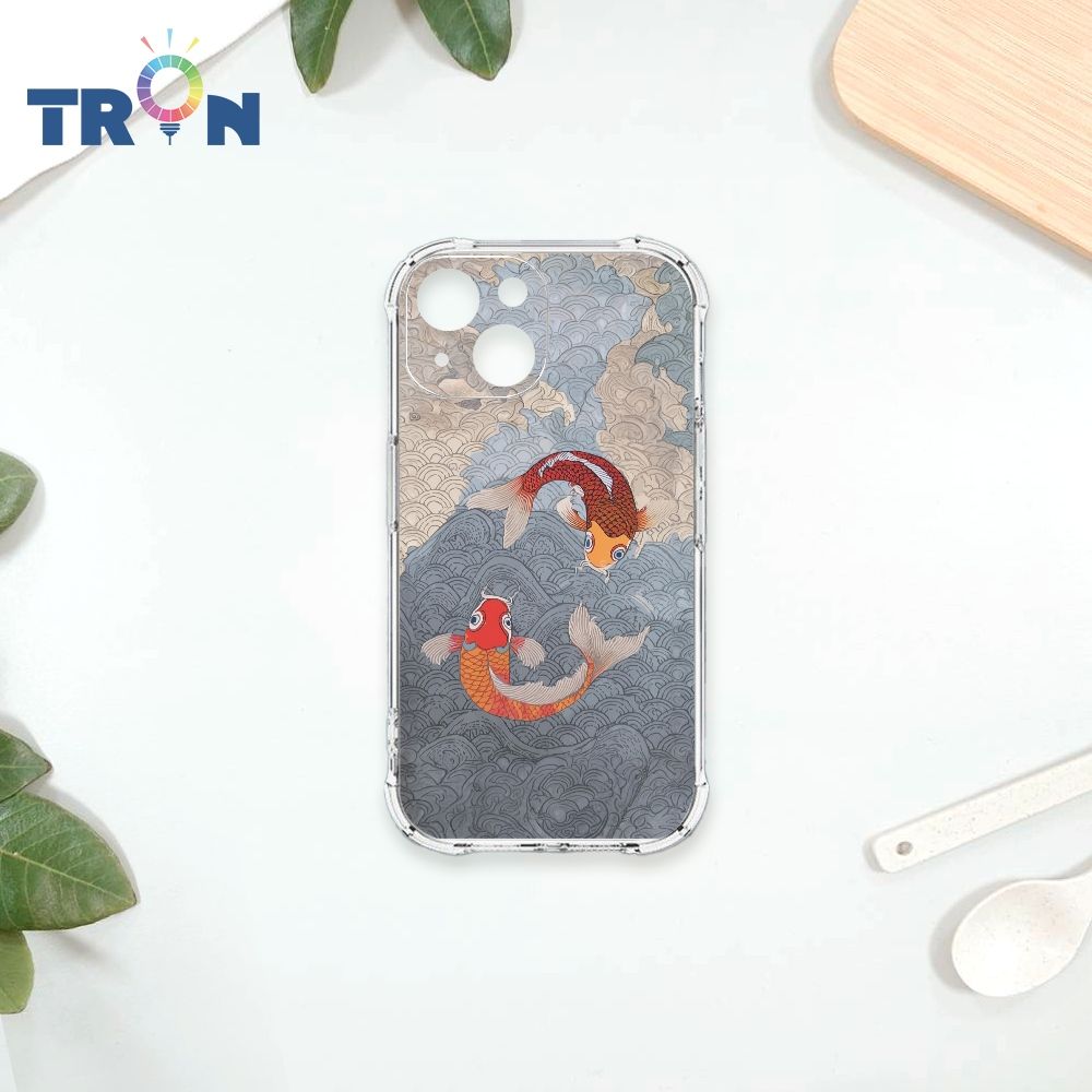  TRON IPhone 13 MINI 鯉魚躍龍門系列 四角防摔殼 手機殼