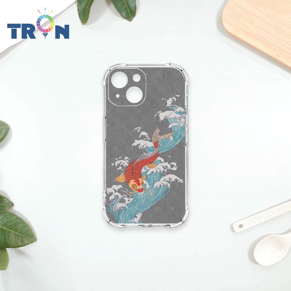  TRON IPhone 13 MINI 鯉魚躍龍門系列 四角防摔殼 手機殼