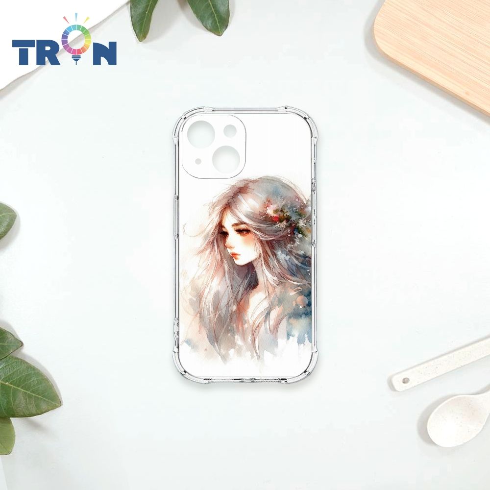  TRON IPhone 13 MINI 不愛笑的女孩 四角防摔殼 手機殼