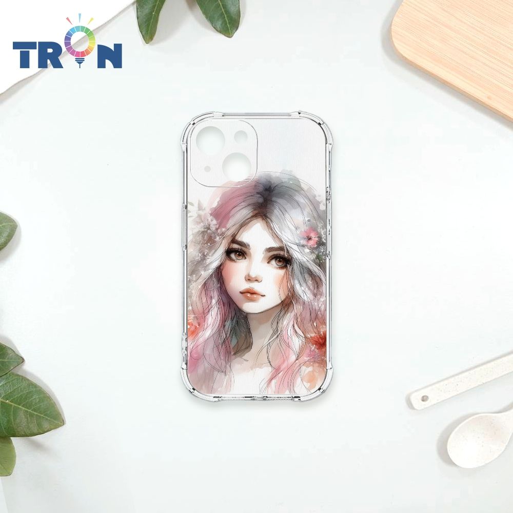  TRON IPhone 13 MINI 不愛笑的女孩 四角防摔殼 手機殼