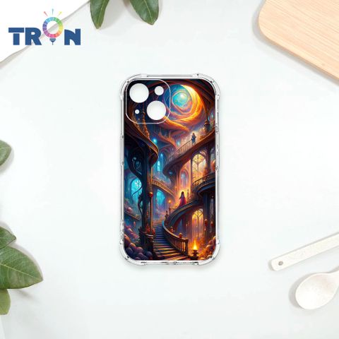 TRON IPhone 13 MINI 樓梯與少女 四角防摔殼 手機殼