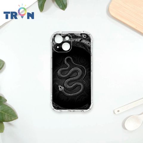 TRON IPhone 13 MINI 黑白蛇圖騰 四角防摔殼 手機殼