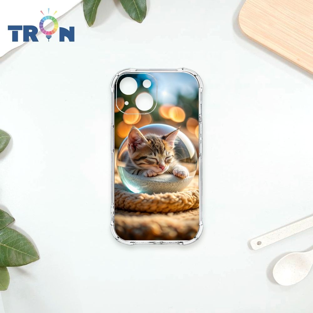  TRON IPhone 13 MINI 水晶球裡的動物們-1 四角防摔殼 手機殼