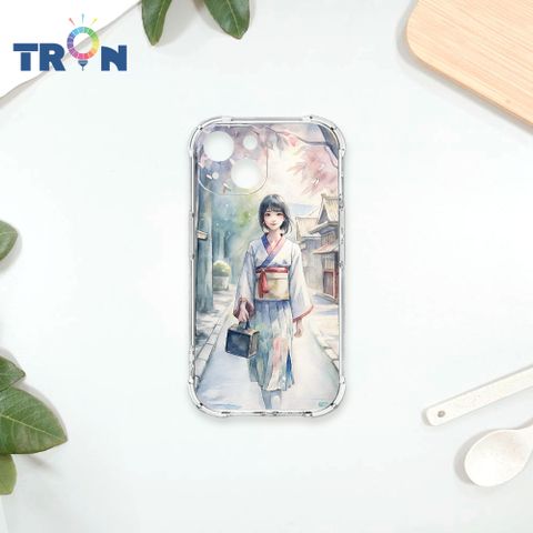 TRON IPhone 13 MINI 水彩少女 四角防摔殼 手機殼