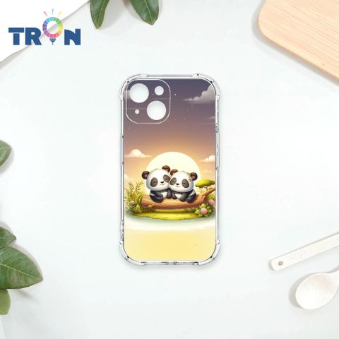 TRON IPhone 13 MINI 可愛萌熊貓 四角防摔殼 手機殼