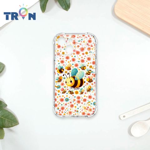 TRON IPhone 13 MINI 可愛蜜蜂系列 四角防摔殼 手機殼