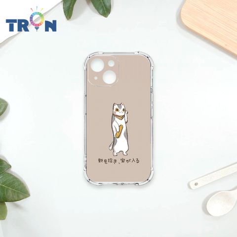 TRON IPhone 13 MINI 俄羅斯方塊招財貓I型系列 四角防摔殼 手機殼