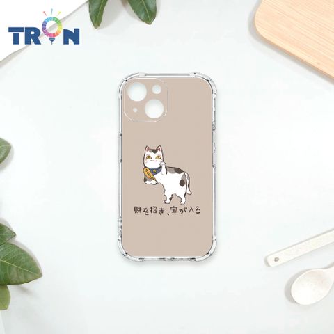 TRON IPhone 13 MINI 俄羅斯方塊招財貓S型系列 四角防摔殼 手機殼