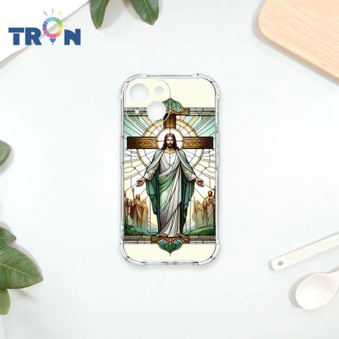 TRON IPhone 13 MINI 耶穌彩繪玻璃 四角防摔殼 手機殼