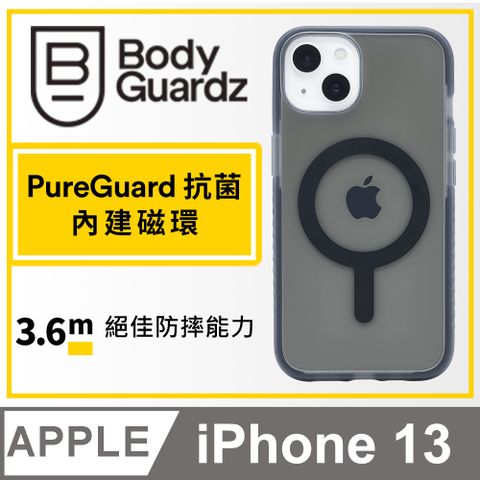 BodyGuardz 頂級王牌耐衝擊軍規殼MagSafe專用版 - 透黑